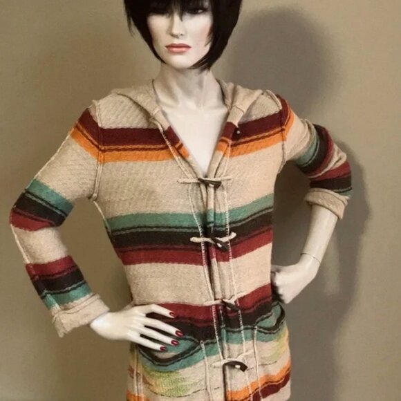 Vtg Ralph Lauren Hand Knit Sweater Cardigan Blue Label Linen Cotton Silk Rare - Picture 2 of 7